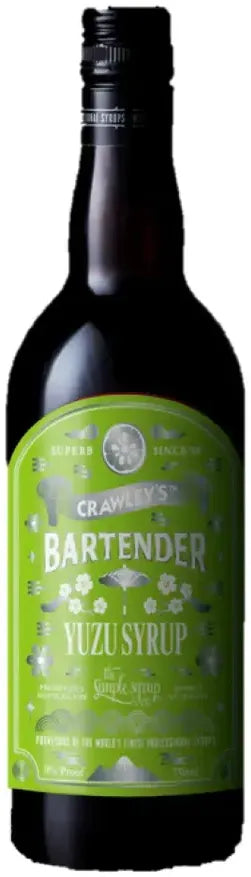 Crawley's Yuzu Syrup 750ml-Non-Alcoholic-Crawley's-Afterpay-Alcohol-Delivery-Barrel-and-Batch-