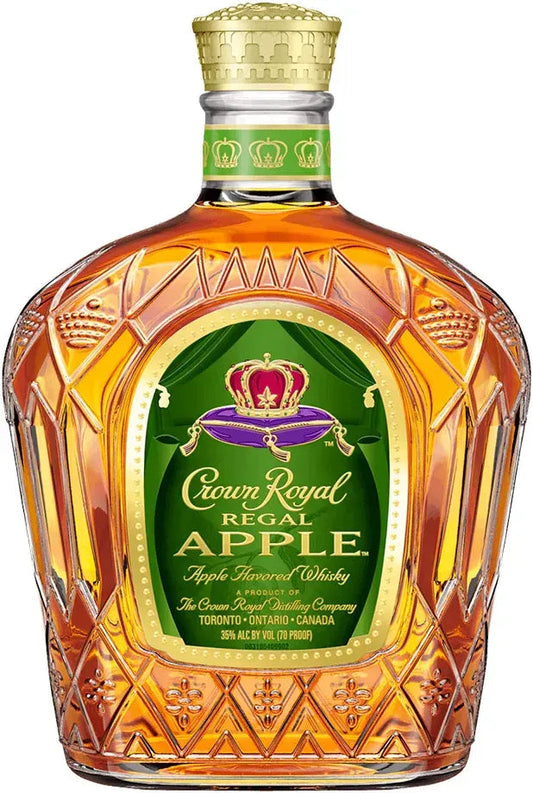 Crown Royal Apple Blended Whisky 1L-Spirits-Crown Royal-Afterpay-Alcohol-Delivery-Barrel-and-Batch-