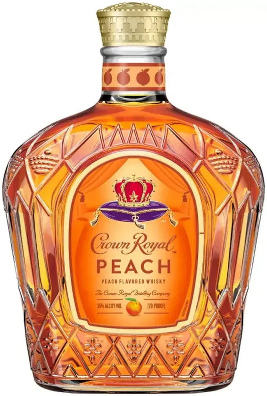 Crown Royal Peach Whisky 750ml-Spirits-Crown Royal-Afterpay-Alcohol-Delivery-Barrel-and-Batch-