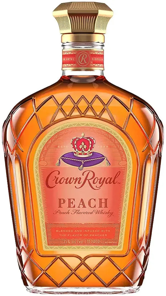 Crown Royal Peach Flavoured Canadian Whisky 1L | Barrel & Batch