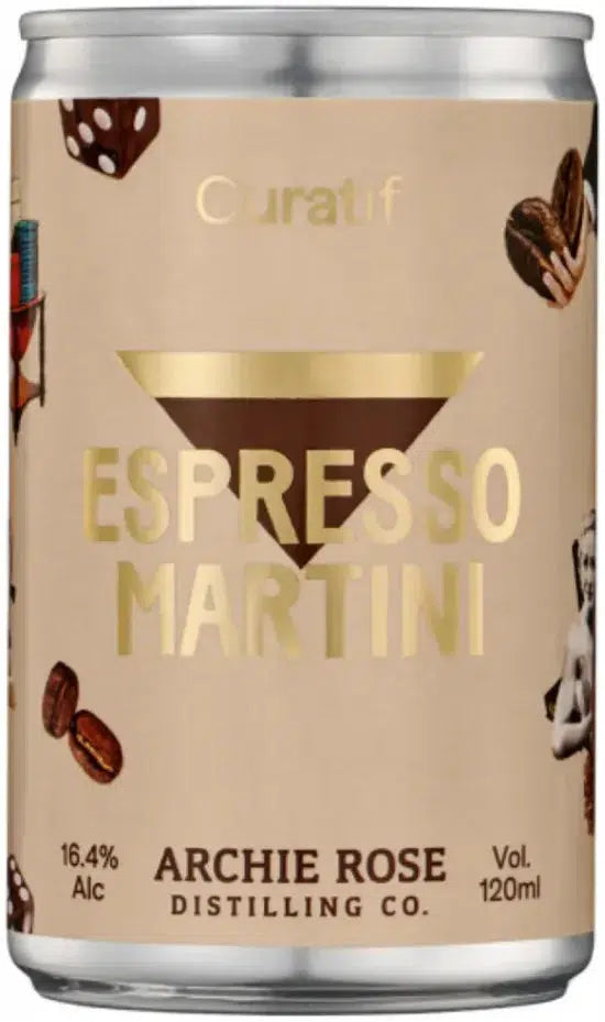 Curatif Archie Rose Espresso Martini 120ml-Pre-Mixed Drinks-Curatif-Afterpay-Alcohol-Delivery-Barrel-and-Batch-