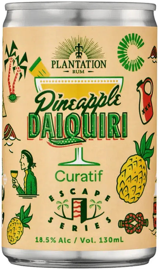 Curatif Escape Series Plantation Pineapple Daiquiri 150ml-Pre-Mixed Drinks-Curatif-Afterpay-Alcohol-Delivery-Barrel-and-Batch-