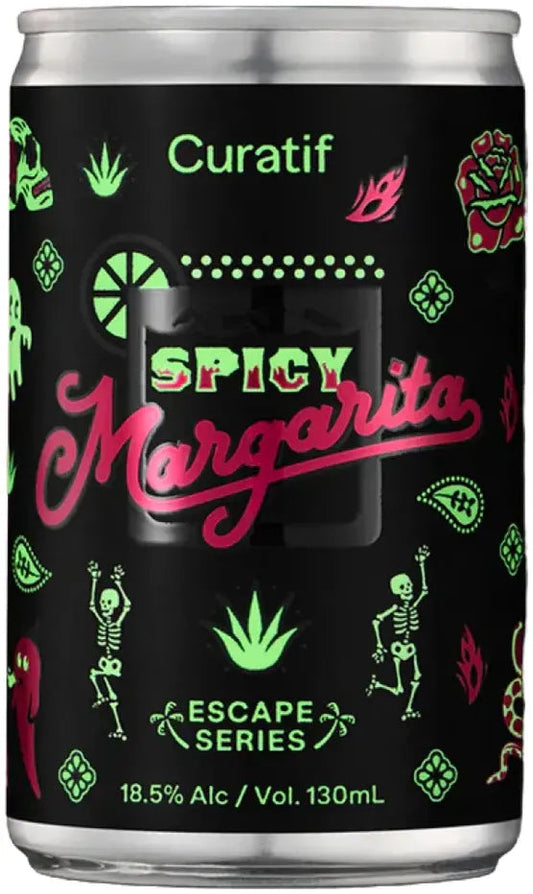 Curatif Spicy Margarita 130ml-Pre-Mixed Drinks-Curatif-Afterpay-Alcohol-Delivery-Barrel-and-Batch-