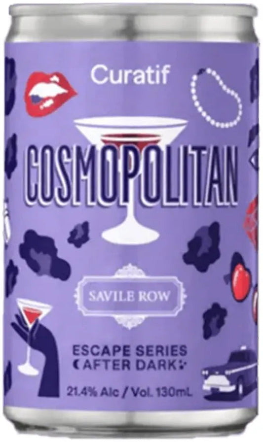 Curatif X Savile Row Cosmopolitan 130ml-Pre-Mixed Drinks-Curatif-Afterpay-Alcohol-Delivery-Barrel-and-Batch-