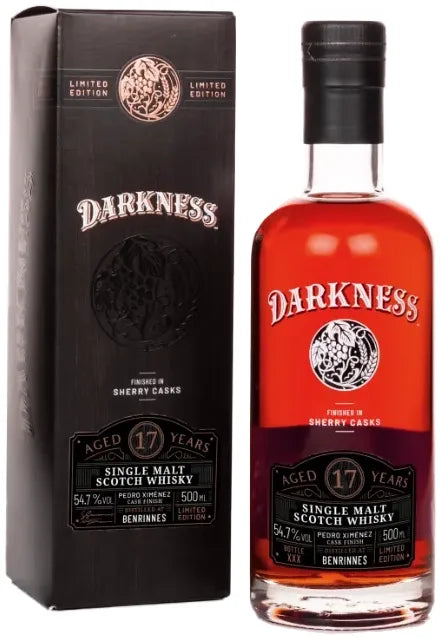 Darkness Benrinnes 17 Year Old Pedro Ximénez 500ml-Spirits-Darkness-Premium Wine & Spirits-Barrel & Batch Online Liquor