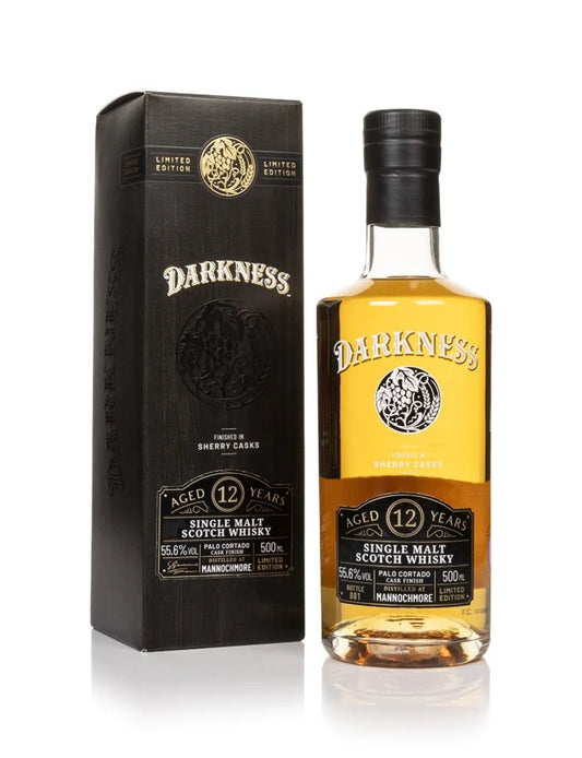 Darkness Mannochmore 12 Year Old Palo Cortado 500ml-Spirits-Darkness-Premium Wine & Spirits-Barrel & Batch Online Liquor