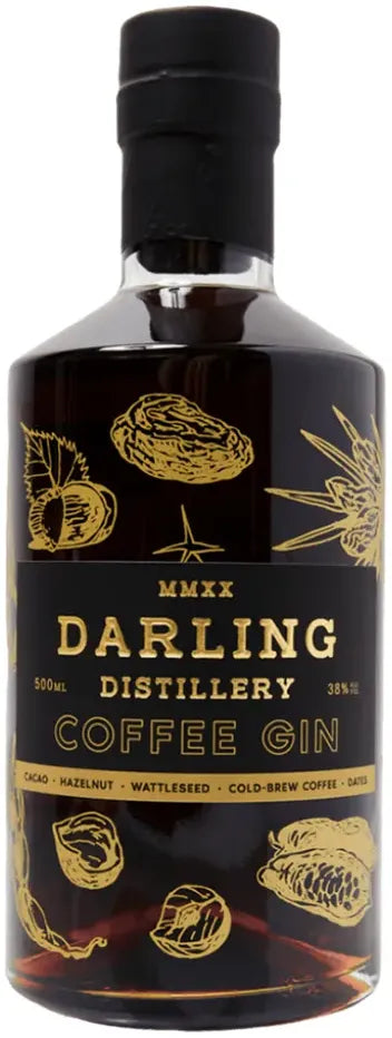 Darling Distillery Coffee Gin 500ml-Spirits-Darling Distillery-Afterpay-Alcohol-Delivery-Barrel-and-Batch-