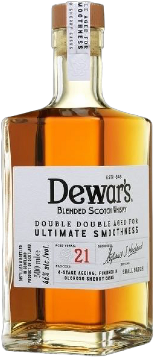 Dewar's 21 Year Old Double Double Blended Scotch Whisky 500ml | Barrel & Batch