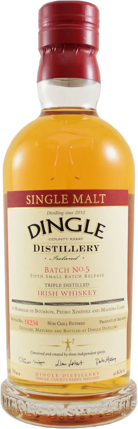 Buy Dingle Single Malt Batch #5 Irish Whiskey 700ml Online at Barrel and Batch