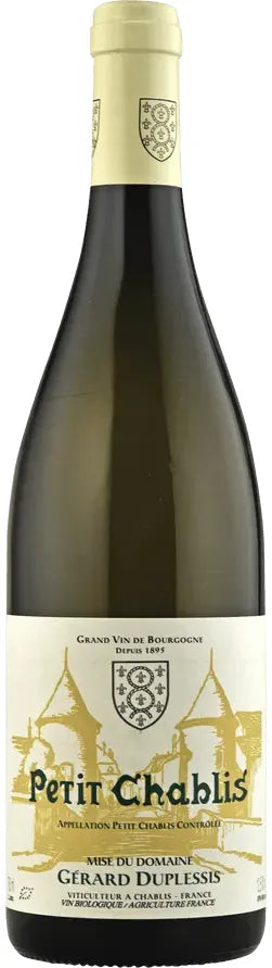Domaine Gerard Duplessis Petit Chablis 2022 750ml-Wine-Domaine Gerard Duplessis-Afterpay-Alcohol-Delivery-Barrel-and-Batch-