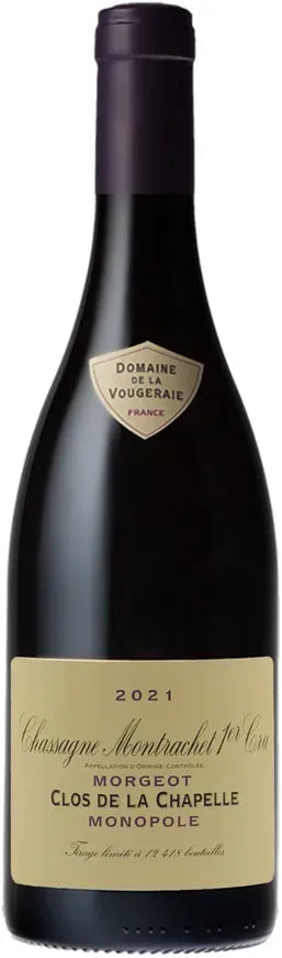 Domaine de la Vougeraie Chassagne-Montrachet 'Morgeot' Clos de la Chapelle 2021 750ml-Wine-Domaine de la Vougeraie-Afterpay-Alcohol-Delivery-Barrel-and-Batch-