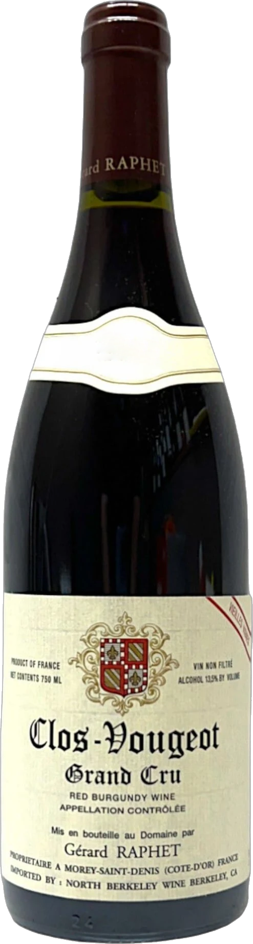 Domaine Gérard Raphet Clos de Vougeot Grand Cru 2024 750ml | Barrel & Batch