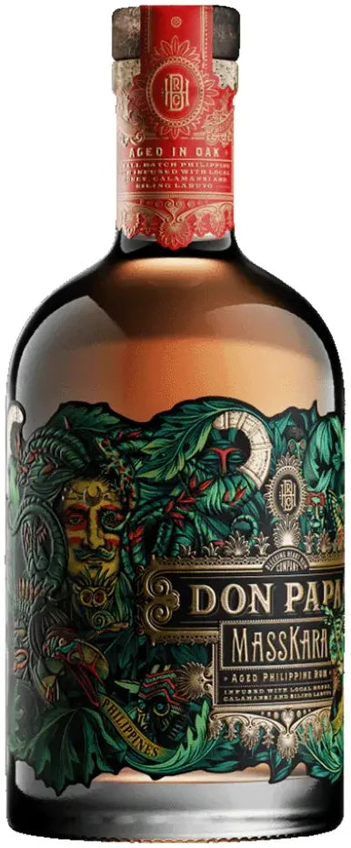 Don Papa Masskara Philippines Rum 700ml-Spirits-Don Papa-Afterpay-Alcohol-Delivery-Barrel-and-Batch-