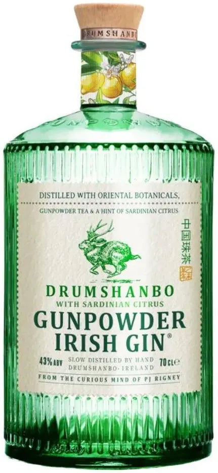 Drumshanbo Gunpowder Irish Citrus Gin 700ml-Spirits-Drumshanbo-Afterpay-Alcohol-Delivery-Barrel-and-Batch-