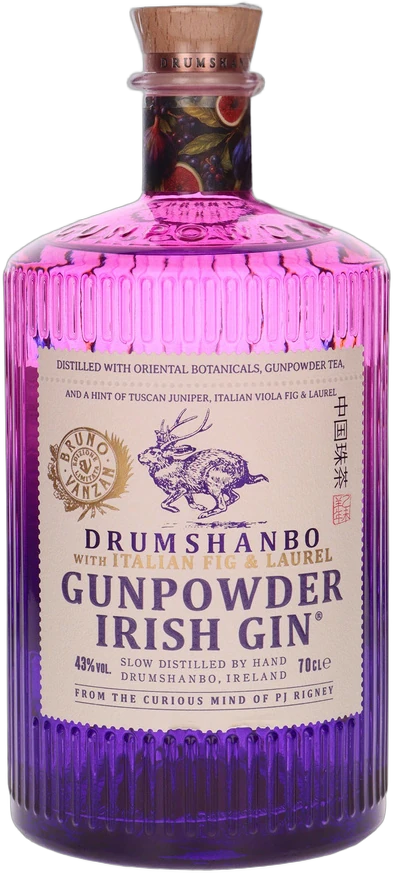Drumshanbo Gunpowder Irish Gin Italian Fig & Laurel 700ml | Barrel & Batch