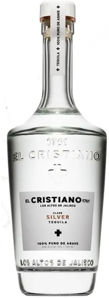 El Cristiano Silver Tequila 750ml-Spirits-El Cristiano-Afterpay-Alcohol-Delivery-Barrel-and-Batch-