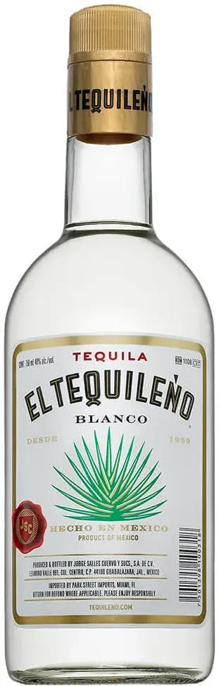 El Tequileño Blanco Tequila 750ml