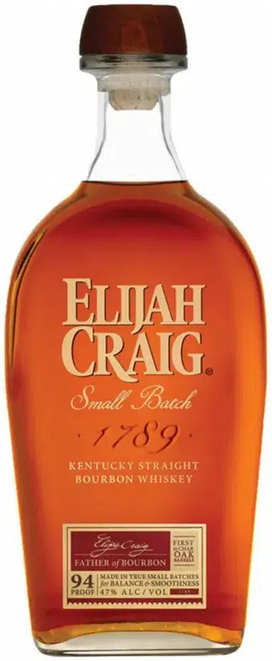 Elijah Craig Small Batch Bourbon Whiskey 700ml-Spirits-Heaven Hill Distillery-Afterpay-Alcohol-Delivery-Barrel-and-Batch-