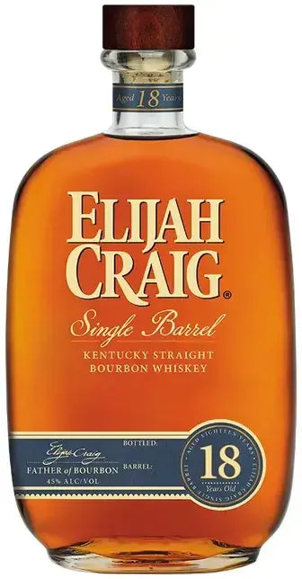 Elijah Craig 18 Year Old Single Barrel Kentucky Straight Bourbon Whiskey 45% 750ml | Barrel & Batch