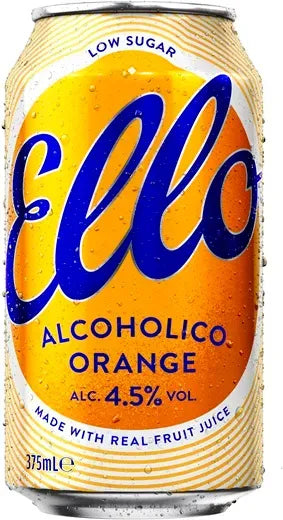 Ello Alcoholic Orange & Soda 4.5% 24 Pack Cans 375ml | Barrel & Batch