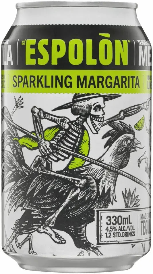 Espolòn Sparkling Margarita 4.5% 24 Pack Cans 330ml | Barrel & Batch