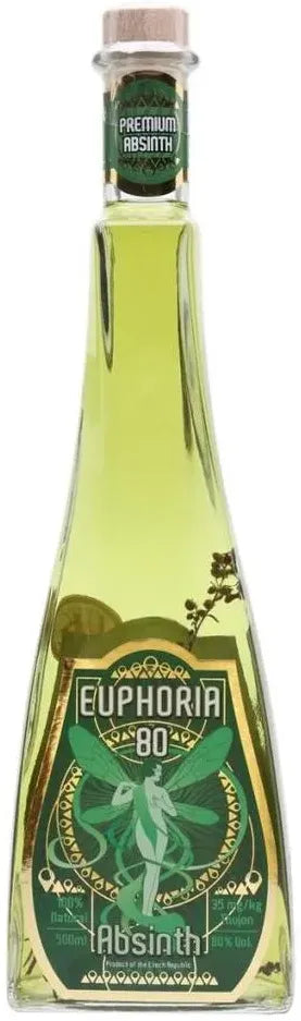 Euphoria 80 Absinth 500ml-Spirits-Euphoria-Afterpay-Alcohol-Delivery-Barrel-and-Batch-