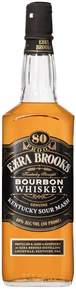 Ezra Brooks Kentucky Straight Bourbon Whiskey 750ml-Spirits-Ezra Brooks-Afterpay-Alcohol-Delivery-Barrel-and-Batch-