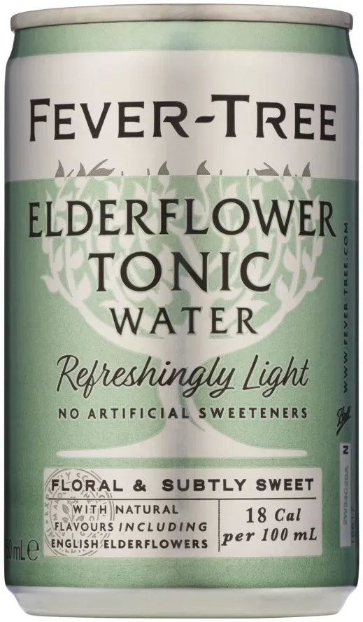 Fever Tree Elderflower Tonic 150ml-Mixers-Fever Tree-Afterpay-Alcohol-Delivery-Barrel-and-Batch-
