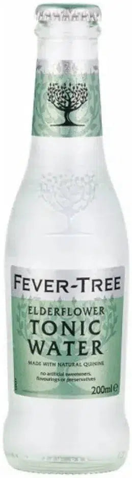 Fever Tree Elderflower Tonic Water 200ml-Non-Alcoholic-Fever Tree-Afterpay-Alcohol-Delivery-Barrel-and-Batch-