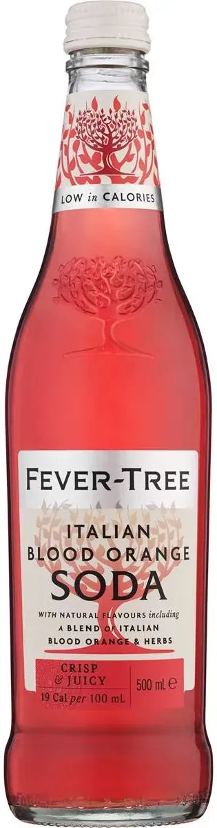 Fever Tree Italian Blood Orange Soda 500ml-Cocktail Mixes-Fever Tree-Afterpay-Alcohol-Delivery-Barrel-and-Batch-