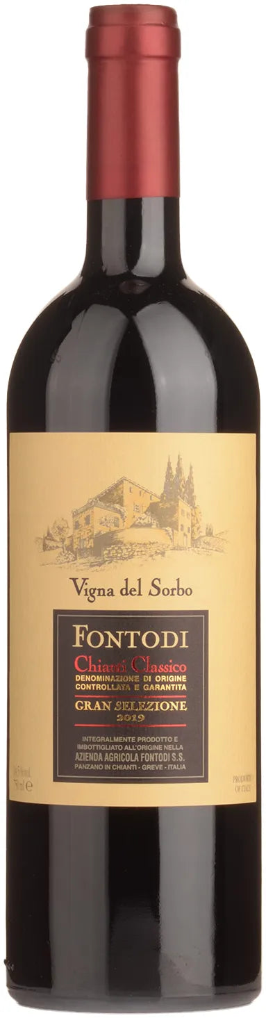 Fontodi Vigna del Sorbo Chianti Classico Gran Selezione DOCG 2019 750ml-Wine-Fontodi-Afterpay-Alcohol-Delivery-Barrel-and-Batch-