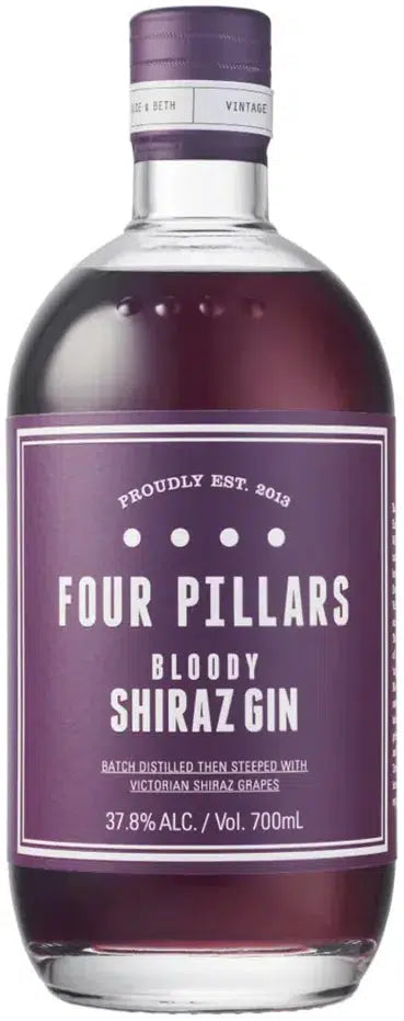 Four Pillars Bloody Shiraz Gin 700ml-Spirits-Four Pillars-Afterpay-Alcohol-Delivery-Barrel-and-Batch-