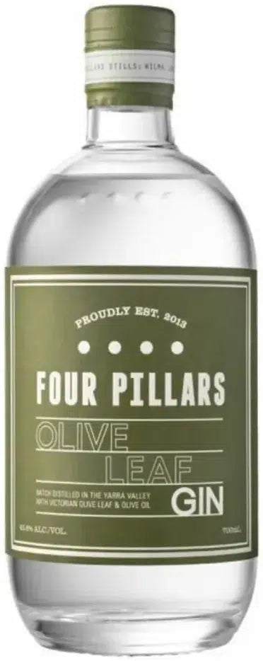 Four Pillars Olive Leaf Gin 700ml-Spirits-Four Pillars-Afterpay-Alcohol-Delivery-Barrel-and-Batch-