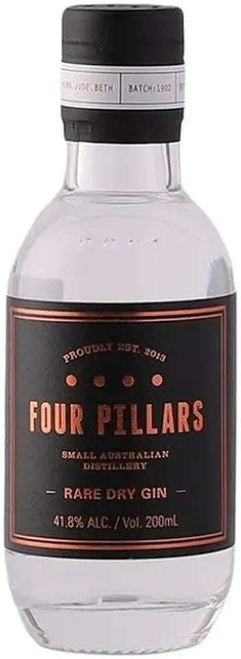 Four Pillars Rare Dry Gin Mini 200ml-Spirits-Four Pillars-Afterpay-Alcohol-Delivery-Barrel-and-Batch-