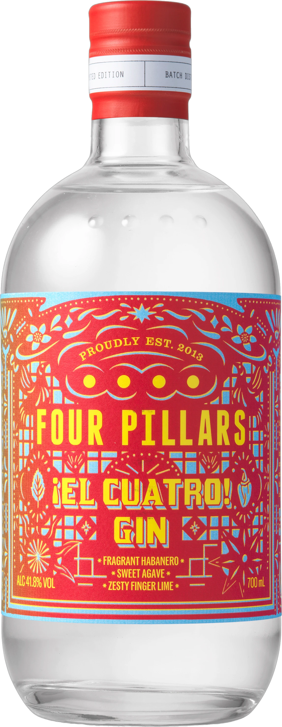 Four Pillars El Cuatro Gin 700ml | Barrel & Batch