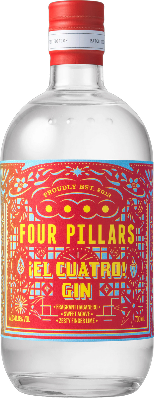 Four Pillars El Cuatro Gin 700ml | Barrel & Batch