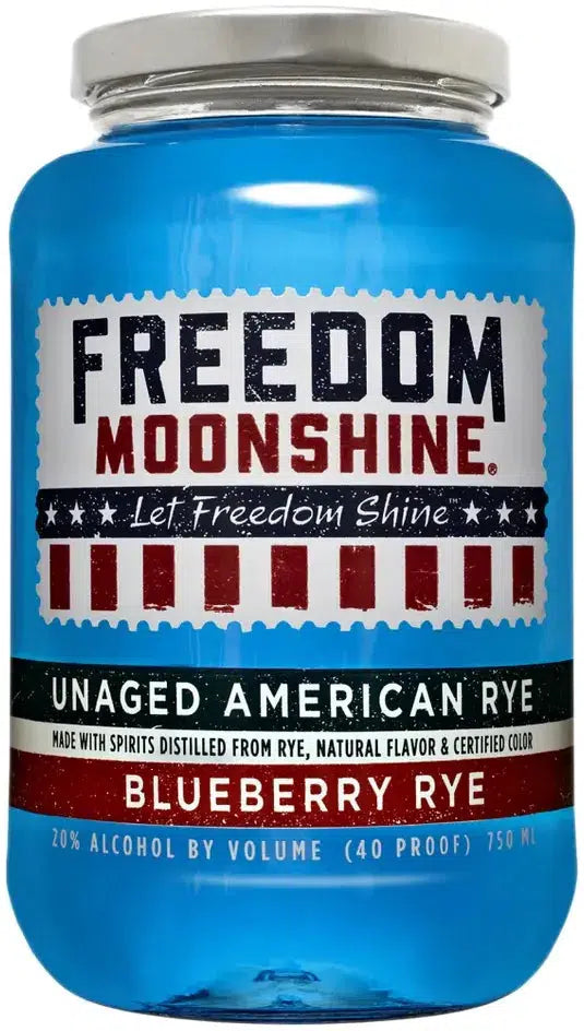 Freedom Moonshine Blueberry Rye Moonshine 750ml-Spirits-Freedom Moonshine-Afterpay-Alcohol-Delivery-Barrel-and-Batch-