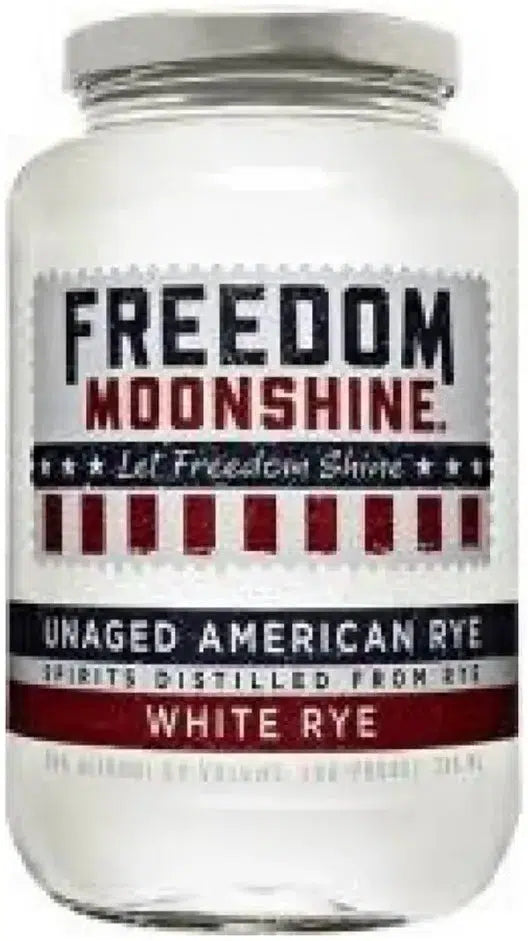 Freedom Moonshine White Rye Moonshine 750ml-Spirits-Freedom Moonshine-Afterpay-Alcohol-Delivery-Barrel-and-Batch-