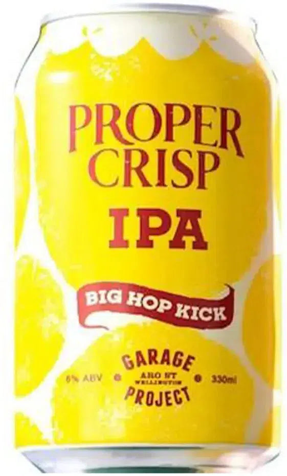 Garage Project Proper Crisp IPA 330ml-Beer-Garage Project-Afterpay-Alcohol-Delivery-Barrel-and-Batch-