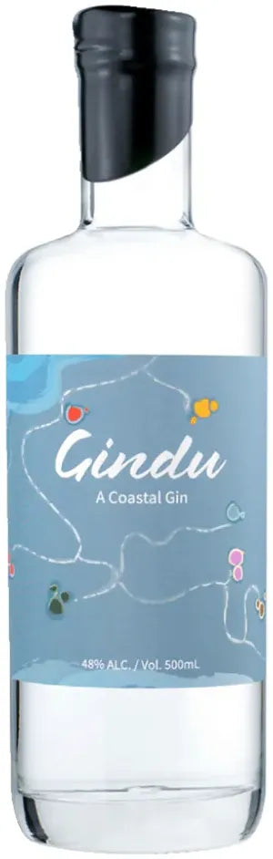 Gindu A Coastal Gin 500ml-Spirits-Gindu-Afterpay-Alcohol-Delivery-Barrel-and-Batch-