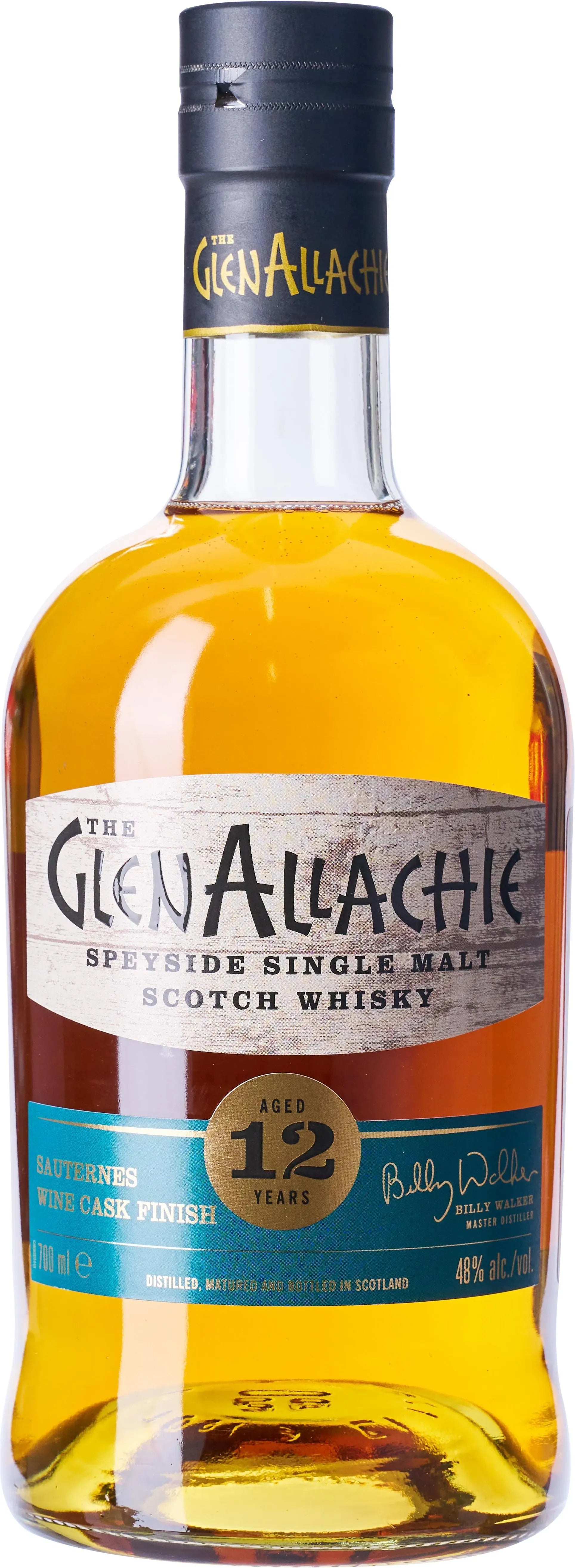 GlenAllachie 12 Year Sauterns Finish Single Malt Scotch Whisky 700ml-Spirits-GlenAllachie-Afterpay-Alcohol-Delivery-Barrel-and-Batch-