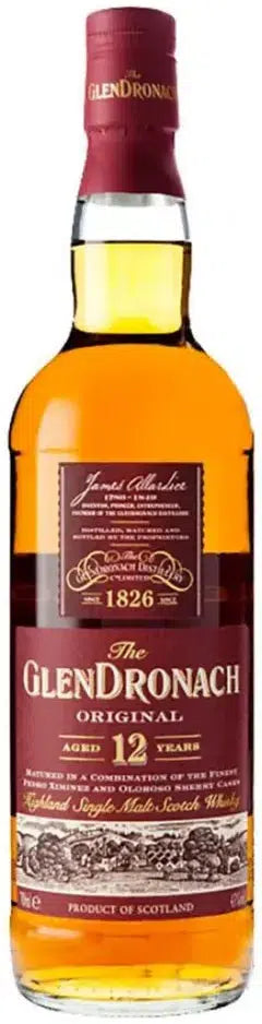 Glendronach 12 Year Old Single Malt Scotch Whisky 700ml-Spirits-Glendronach-Afterpay-Alcohol-Delivery-Barrel-and-Batch-