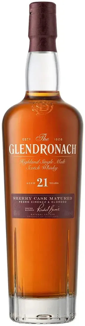 Glendronach 21 Year Old Single Malt Whisky 700ml | Barrel & Batch
