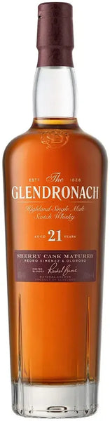 Glendronach 21 Year Old Single Malt Whisky 700ml | Barrel