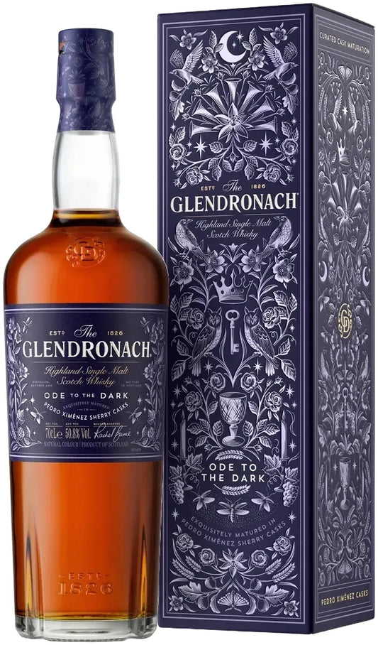 Glendronach Ode To The Dark PX Sherry Cask Single Malt Scotch Whisky with Gift Box 700ml | Barrel & Batch