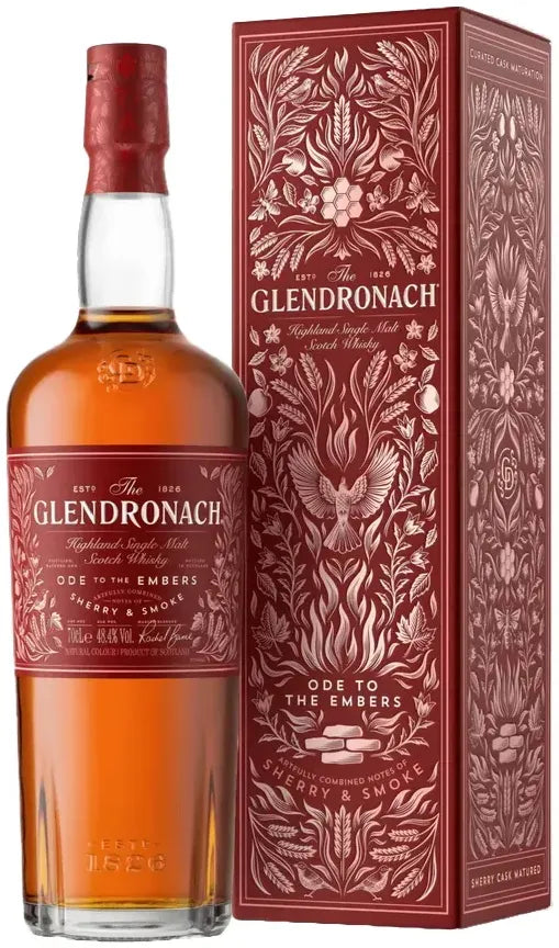 Glendronach Ode To The Embers Peated Single Malt Scotch Whisky With Gift Box 700ml | Barrel & Batch