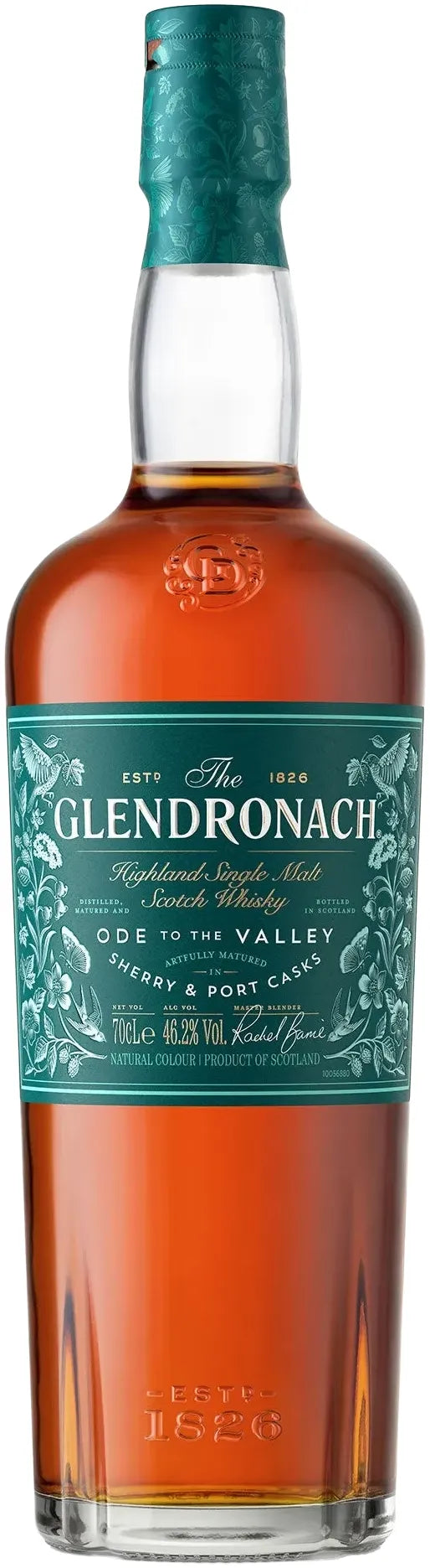 Glendronach Ode To The Valley Port Cask Single Malt Scotch Whisky 700ml | Barrel & Batch