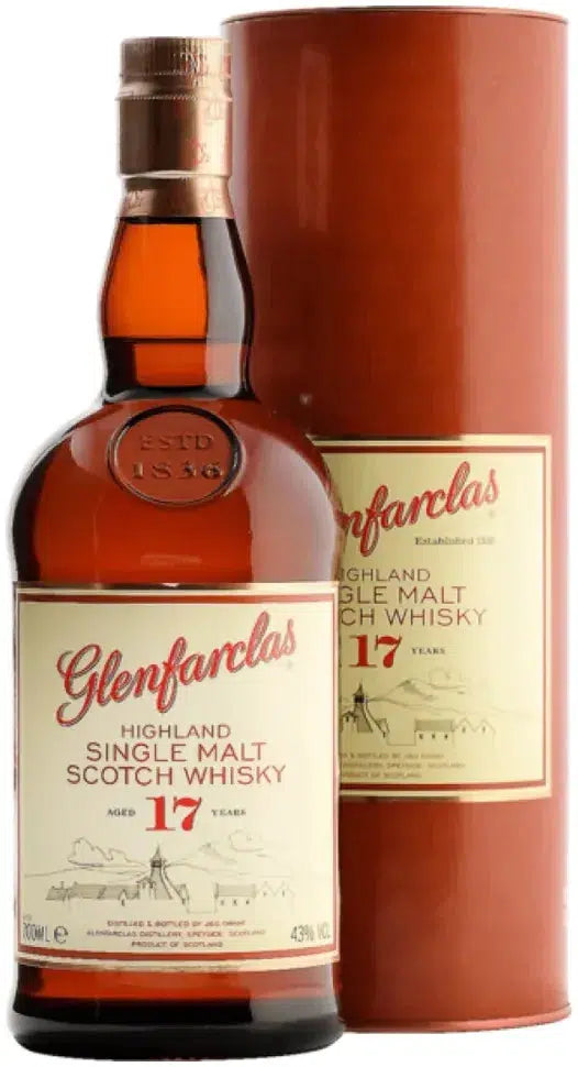 Buy Glenfarclas 17 Year Old Single Malt Scotch Whisky 700ml Online at Barrel and Batch