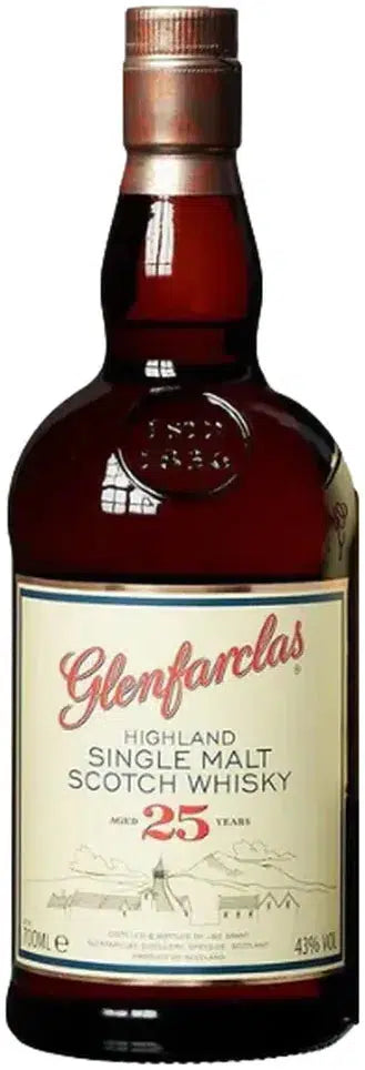 Glenfarclas 25 Year Old Single Malt Scotch Whisky 700ml-Spirits-Glenfarclas-Afterpay-Alcohol-Delivery-Barrel-and-Batch-