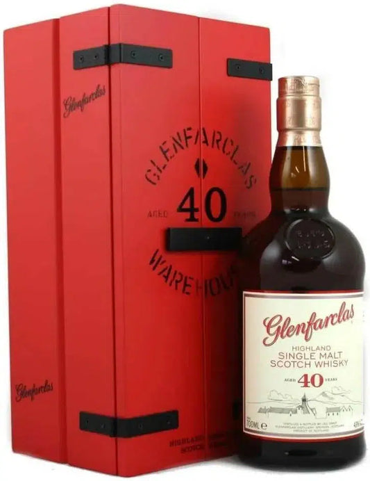 Glenfarclas 40 Year Old Single Malt Scotch Whisky 700ml-Spirits-Glenfarclas-Afterpay-Alcohol-Delivery-Barrel-and-Batch-